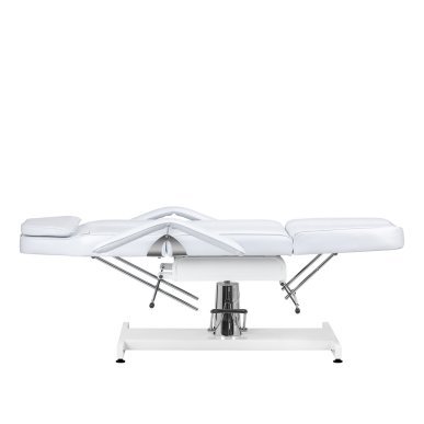 Professionele hydraulische cosmetische stoel Sillon V2 210 wit voor beauty- en nagelsalons, tattoo en podologie