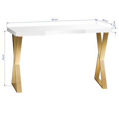 Cosmetisch bureau Momo 04-GL voor manicure en beauty, stabiel werkstation voor professioneel gebruik in de salon