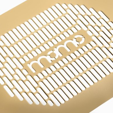 Cosmetische manicuretafel Momo 05-GL goud met stofafzuiger voor manicure en nagelstyling in de salon