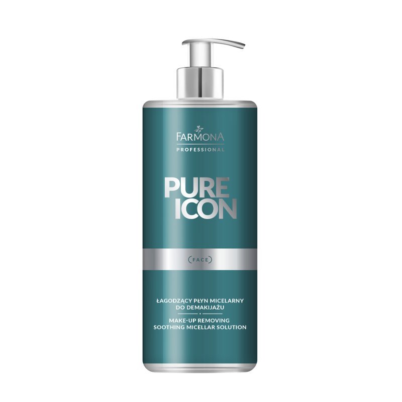 Micellaire make-up remover Farmona Pure Icon 500 ml voor zachte reiniging en kalmering van gevoelige, delicate huid