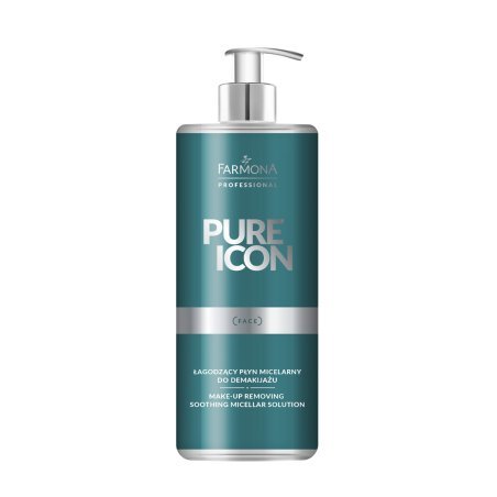 Micellaire make-up remover Farmona Pure Icon 500 ml voor zachte reiniging en kalmering van gevoelige, delicate huid