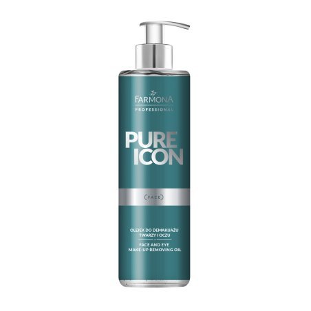 Make-upremoverolie Farmona Pure Icon voor gezicht en ogen 250 ml voor grondige reiniging en huidcomfort voor de gevoelige huid