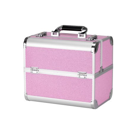 Cosmetische koffer Activ 44 roze met uitschuifbare plateaus voor stylisten en mobiele beautyprofessionals voor salonwerk