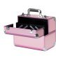 Cosmetische koffer model 40 roze voor stylisten, mobiele beautyprofessionals en overzichtelijke opslag van cosmetica en tools Cosmetische koffer model 40 roze voor stylisten, mobiele beautyprofessionals en overzichtelijke opslag van cosmetica en tools