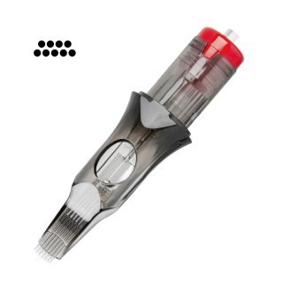 Tattoo cartridges EL CARTEL V2 0.35 mm 9RM Short Taper voor professioneel tattoo- en studiowerk, 10 stuks