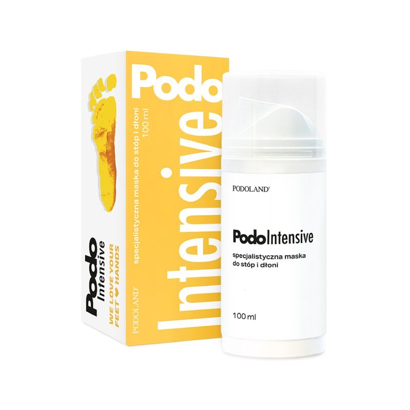 Voeten- en handenmasker Podoland PodoIntensive 100 ml voor droge, ruwe en gebarsten huid, intensieve verzorging