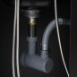 Professioneel compact barber wasstation Gabbiano 5023 voor haarwassen, barbershops, kapsalons en salonorganisatie