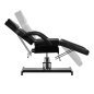 Hydraulische cosmetische stoel Sillon V2 210 zwart voor beauty-, massage- en tattoosalons, comfortabele klantpositionering Hydraulische cosmetische stoel Sillon V2 210 zwart voor beauty-, massage- en tattoosalons, comfortabele klantpositionering