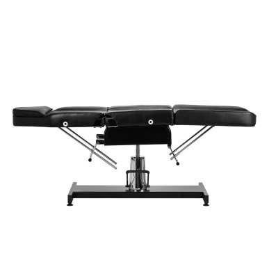Hydraulische cosmetische stoel Sillon V2 210 zwart voor beauty-, massage- en tattoosalons, comfortabele klantpositionering