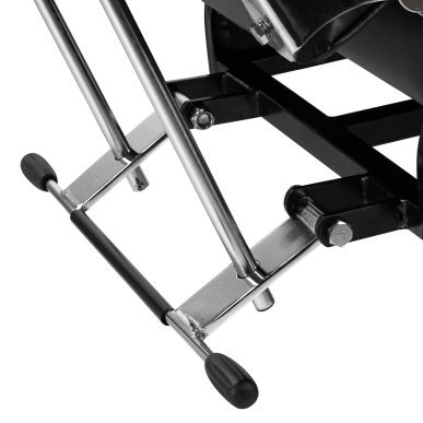 Hydraulische cosmetische stoel Sillon V2 210 zwart voor beauty-, massage- en tattoosalons, comfortabele klantpositionering