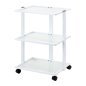 Cosmetische trolley Giovanni E40 met drie planken voor beauty salons, cosmetica, accessoires en kleine apparaten
