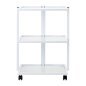 Cosmetische trolley Giovanni E40 met drie planken voor beauty salons, cosmetica, accessoires en kleine apparaten