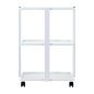 Cosmetische trolley Giovanni E40 met drie planken voor beauty salons, cosmetica, accessoires en kleine apparaten