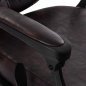 Professionele barberstoel Gabbiano President bruin voor knippen, scheren en baardverzorging met comfortabele klantbehandeling
