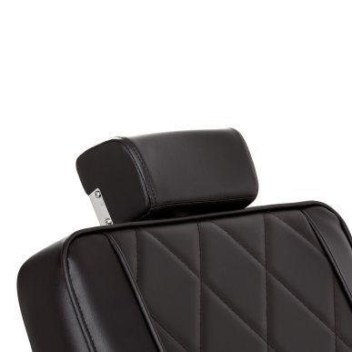 Professionele barberstoel Hair System BM88066 bruin met verstelling voor knippen, scheren, baardverzorging en salonwerk
