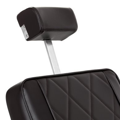 Professionele barberstoel Hair System BM88066 bruin met verstelling voor knippen, scheren, baardverzorging en salonwerk