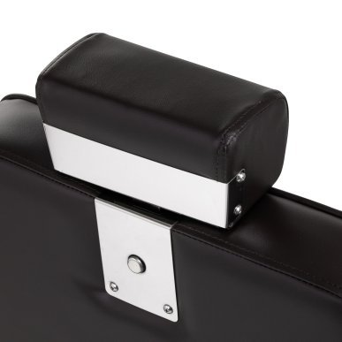Professionele barberstoel Hair System BM88066 bruin met verstelling voor knippen, scheren, baardverzorging en salonwerk