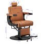 Gabbiano Visionerio barber chair light brown