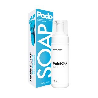 Schuimende voetreiniger Podoland Podosoap 100 ml voor professionele podologie en voorbereiding van de voethuid