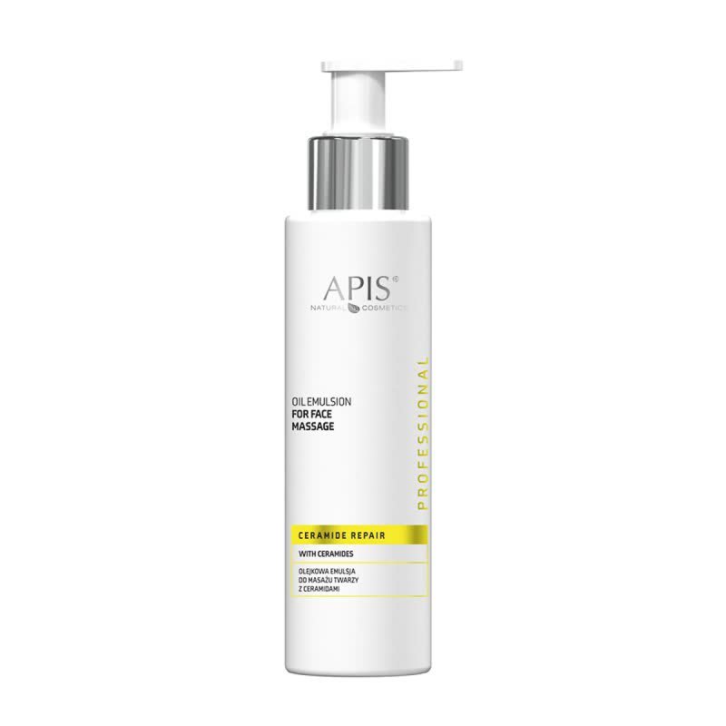 Olie-emulsie voor gezichtsmassage Apis Ceramide Repair 150 ml voor huidcomfort en verzorgde salonbehandelingen Olie-emulsie voor gezichtsmassage Apis Ceramide Repair 150 ml voor huidcomfort en verzorgde salonbehandelingen