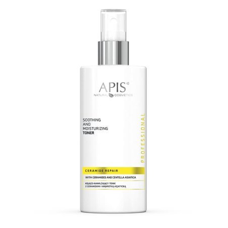 Kalmerende hydraterende tonic Apis Ceramide Repair 300 ml voor professionele huidverzorging en salonbehandelingen