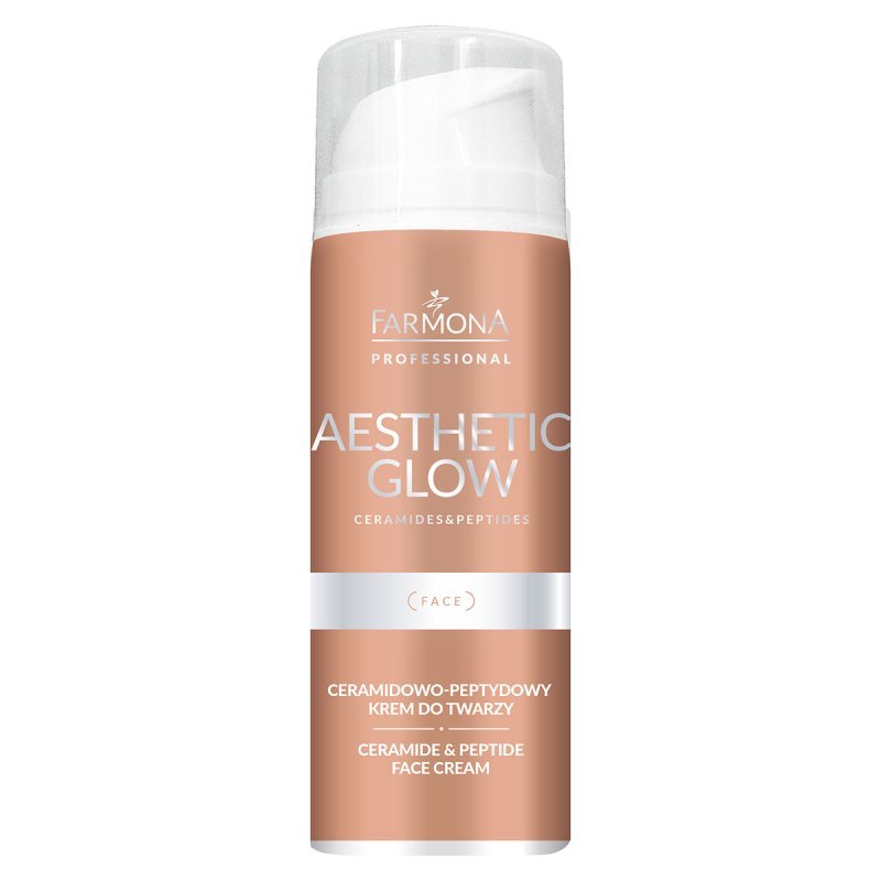 Gezichtscrème Farmona Aesthetic Glow Ceramide-Peptide 150 ml voor professionele huidverzorging en huidcomfort Gezichtscrème Farmona Aesthetic Glow Ceramide-Peptide 150 ml voor professionele huidverzorging en huidcomfort