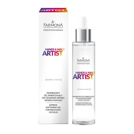 Nagelriemverwijderingsgel Farmona Hands & Nails Artist Express Softening Gel 50 ml voor professionele nagelstyling