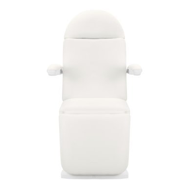 Elektrische cosmetische stoel Sillon Eclipse met 3 motoren in wit voor beauty- en massagesalons