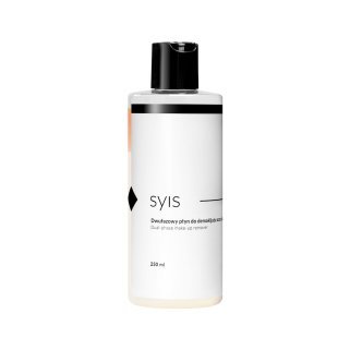 Tweefasen make-upremover voor ogen en lippen Syis 250 ml voor professionele salonverzorging en comfortabel reinigen