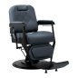 Professionele barberstoel Gabbiano Bruno black frame grafiet voor salons met verstelbaarheid Professionele barberstoel Gabbiano Bruno black frame grafiet voor salons met verstelbaarheid