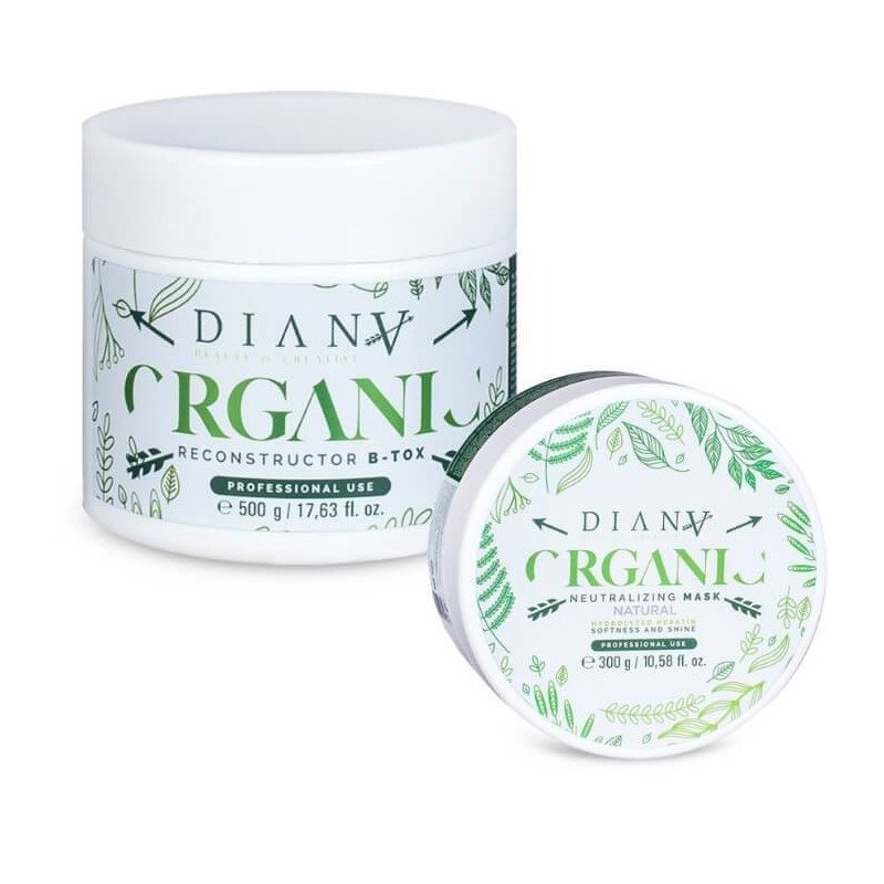Thermo-actieve haarreconstructie Organic HaarBtx 500ml + masker 300ml voor pluizig, droog en beschadigd haar met glans Thermo-actieve haarreconstructie Organic HaarBtx 500ml + masker 300ml voor pluizig, droog en beschadigd haar met glans