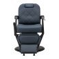 Professionele barberstoel Gabbiano Bruno black frame grafiet voor salons met verstelbaarheid Professionele barberstoel Gabbiano Bruno black frame grafiet voor salons met verstelbaarheid