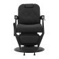 Fotel barberski Gabbiano Bruno black frame czarny