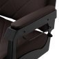 Professionele barberstoel Gabbiano Bruno bruin met zwart frame voor knippen, scheren en baardverzorging in de barbershop Professionele barberstoel Gabbiano Bruno bruin met zwart frame voor knippen, scheren en baardverzorging in de barbershop
