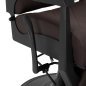 Professionele barberstoel Gabbiano Bruno bruin met zwart frame voor knippen, scheren en baardverzorging in de barbershop Professionele barberstoel Gabbiano Bruno bruin met zwart frame voor knippen, scheren en baardverzorging in de barbershop