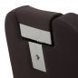 Professionele barberstoel Gabbiano Bruno bruin met zwart frame voor knippen, scheren en baardverzorging in de barbershop Professionele barberstoel Gabbiano Bruno bruin met zwart frame voor knippen, scheren en baardverzorging in de barbershop