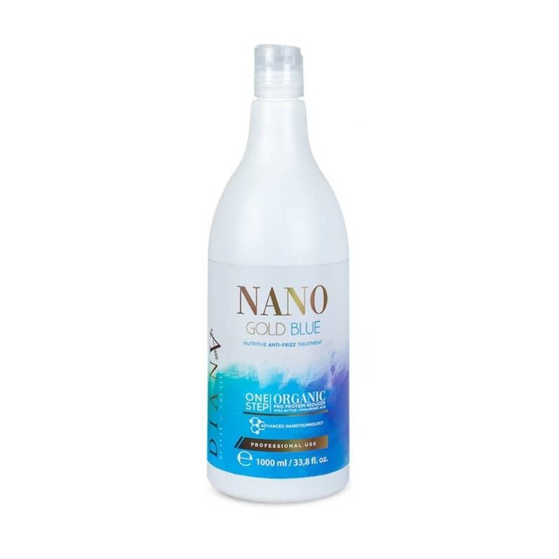 Nanoplastie Nano Blue 1000ml voor blond en ontkleurd haar met anti-frizz straightening en koel blond effect Nanoplastie Nano Blue 1000ml voor blond en ontkleurd haar met anti-frizz straightening en koel blond effect