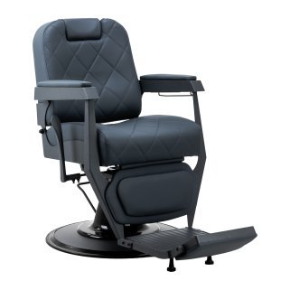 Professionele barberstoel Gabbiano Bruno grafiet voor knippen, scheren en baardverzorging in de moderne barbershop