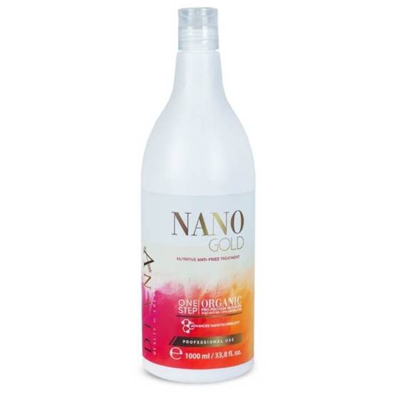 Nanoplastia NanoGold - organiczne trwałe prostowanie włosów 1000ml