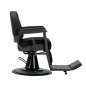 Professionele barberstoel Gabbiano Bruno zwart met grafiet frame voor knippen, scheren en baardverzorging in de barbershop Professionele barberstoel Gabbiano Bruno zwart met grafiet frame voor knippen, scheren en baardverzorging in de barbershop