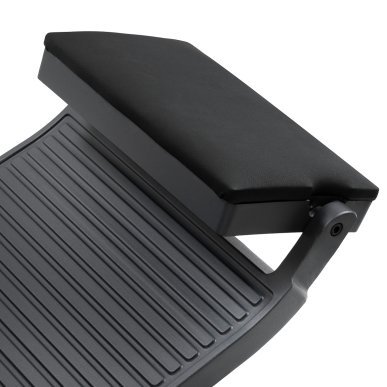 Professionele barberstoel Gabbiano Bruno zwart met grafiet frame voor knippen, scheren en baardverzorging in de barbershop