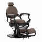 Barber chair Gabbiano Niccolo brown buttonless