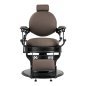 Barber chair Gabbiano Niccolo brown buttonless