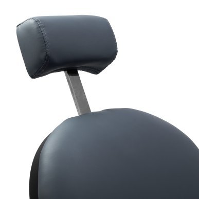 Professionele barberstoel Gabbiano Niccolo grafiet zonder knopen voor knippen, scheren en baardverzorging in de barbershop