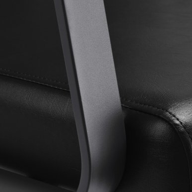 Professionele kapperswasunit Gabbiano Porto grijs-zwart voor wassen, kleuren en verzorgende salonbehandelingen