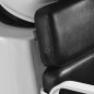 Professionele kapperswasunit Gabbiano Porto wit-zwart voor wassen, kleuren en verzorgende salonbehandelingen