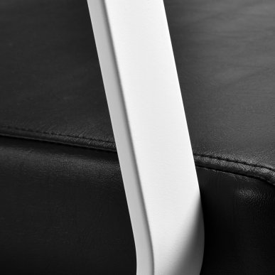 Professionele kapperswasunit Gabbiano Porto wit-zwart voor wassen, kleuren en verzorgende salonbehandelingen