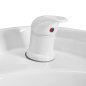 Professionele kapperswasunit Gabbiano Porto wit-grijs voor comfortabel wassen, kleuren en verzorgende salonbehandelingen Professionele kapperswasunit Gabbiano Porto wit-grijs voor comfortabel wassen, kleuren en verzorgende salonbehandelingen