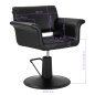 Gabbiano Lucca hairdressing chair black Gabbiano Lucca hairdressing chair black