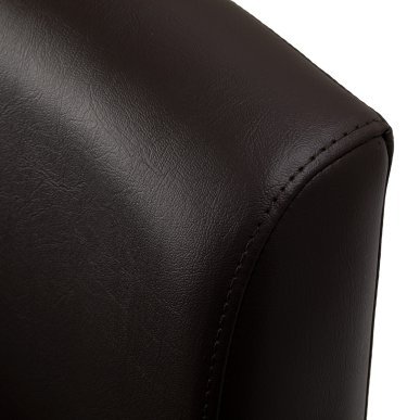 Kappersstoel Gabbiano Lucca bruin met hydraulische zithoogteverstelling voor professioneel salonwerk en klantcomfort